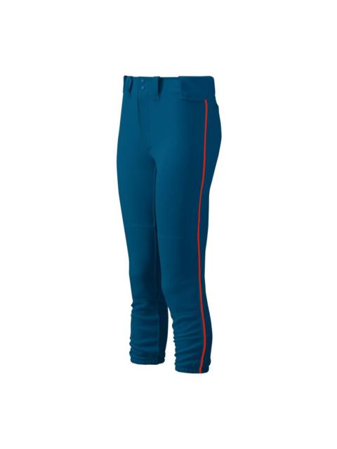 Youth Girl's Belted Piped Softball Pant