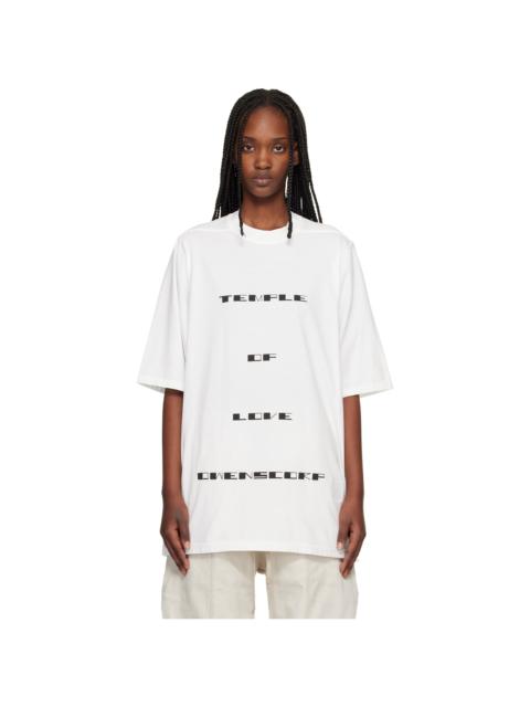 Rick Owens DRKSHDW Off-White Temple Jumbo S/S T-shirt