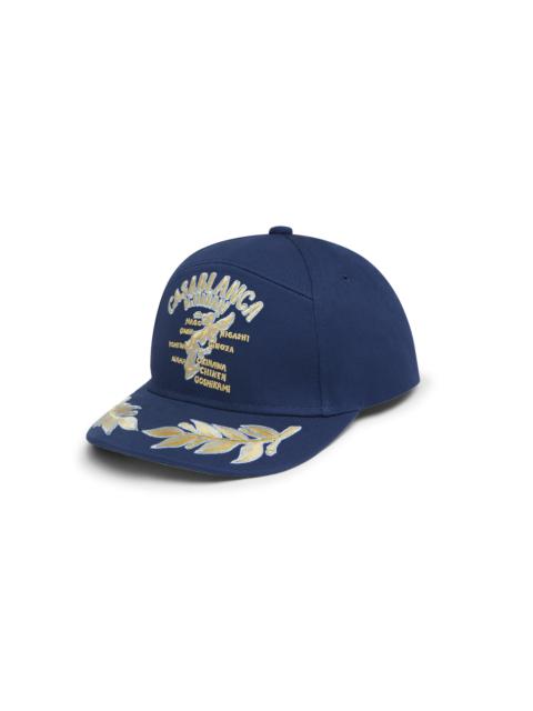 CASABLANCA Dark Blue Ichiban Trucker Cap