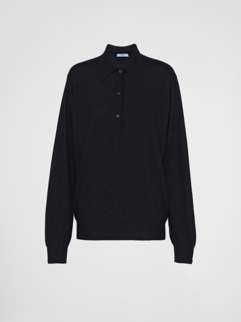 Prada Cashmere polo shirt