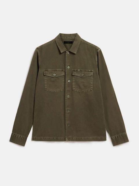 ALLSAINTS SPOTTER LONG SLEEVE MILITARY OVERSHIRT