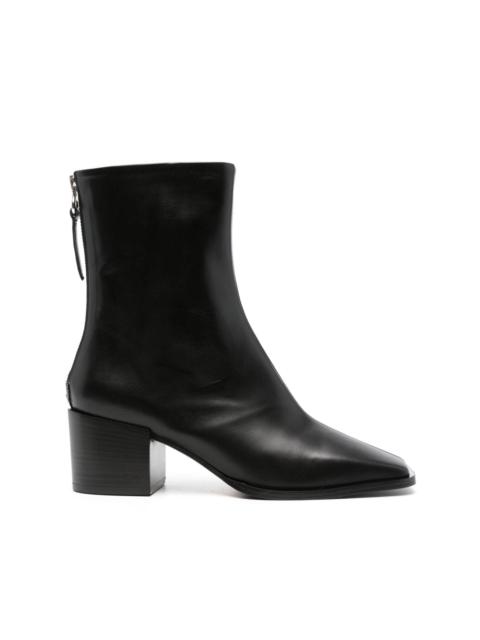 Aeyde Amina 60mm leather boots