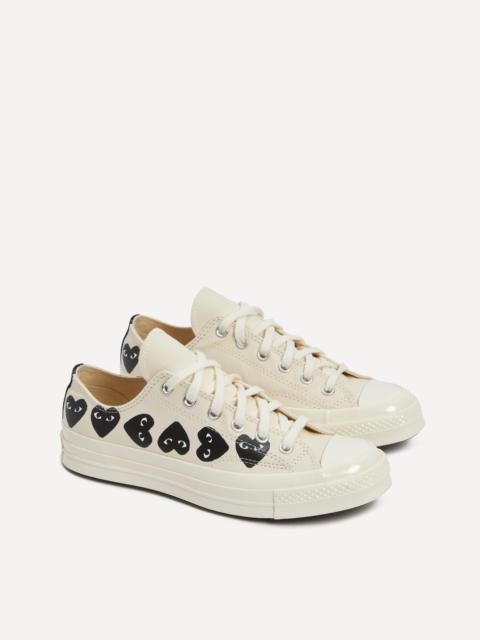 x Converse 70s Canvas Multi-Heart Low-Top Trainers