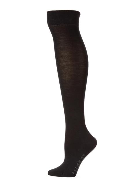 FALKE Women's Stretch-Wool Knee-High Socks - Black