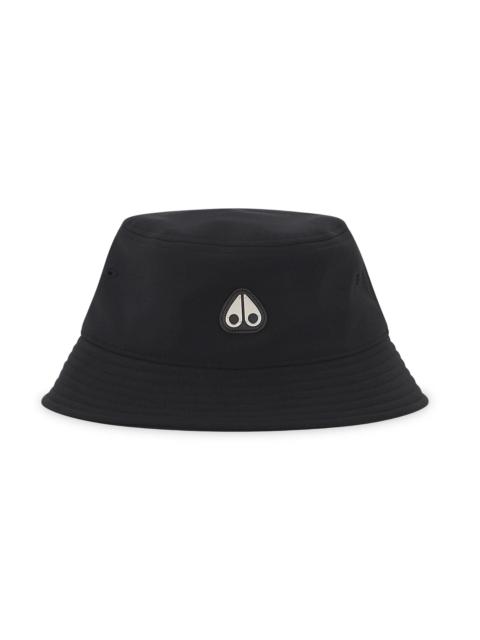 MOOSE KNUCKLES Men's Logo Icon Bucket Hat - Black