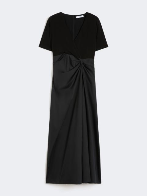 Max Mara GREMBO Stretch viscose jersey dress - BLACK