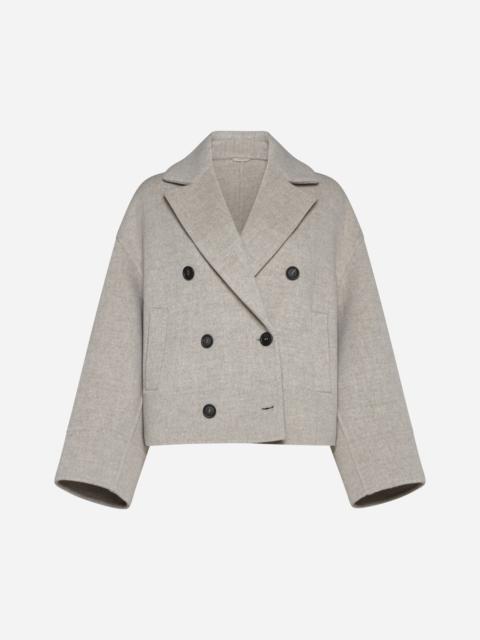 Brunello Cucinelli Wool and cashmere peacoat