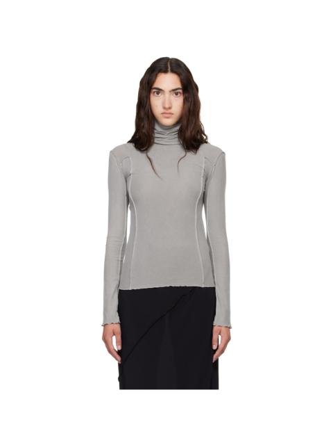 BASERANGE Gray Omato Turtleneck