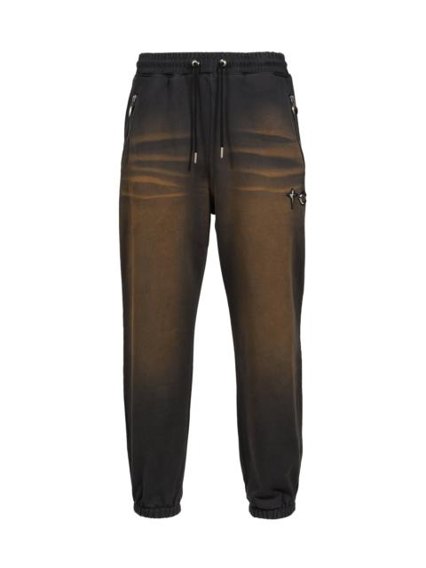 Thug Club TC TWO TONE WASHED JOGGER PANTS / RUST BLK