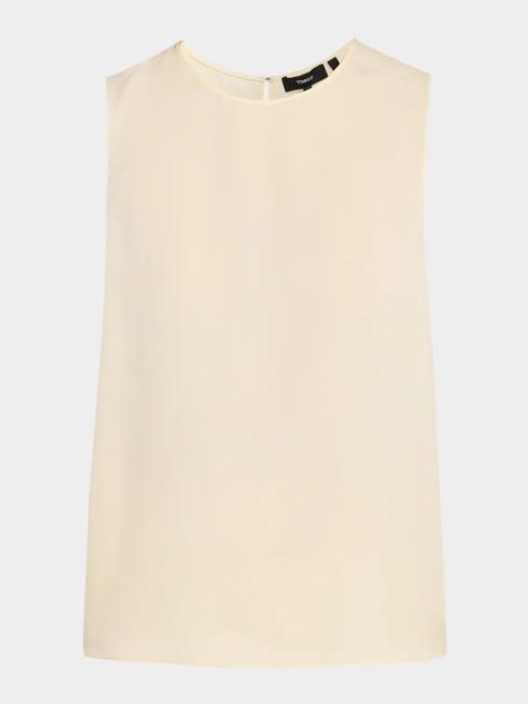 Theory Silk Straight Shell Top
