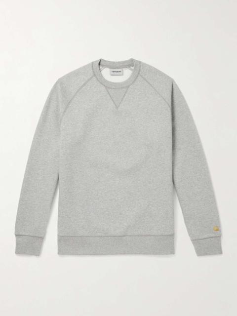 Carhartt Chase Logo-Embroidered Cotton-Blend Jersey Sweatshirt