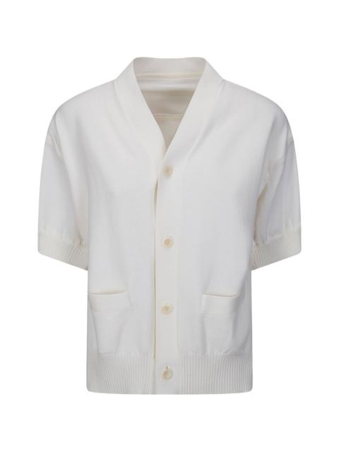 sacai knitted cardigan