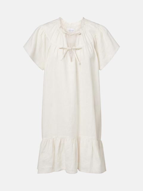 velvet Livvy linen minidress