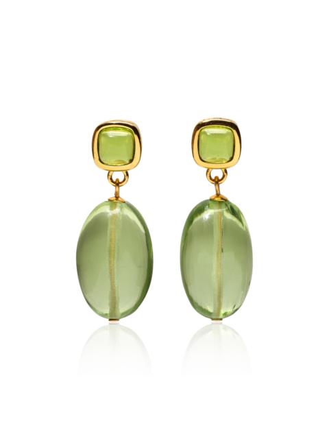 LIZZIE FORTUNATO Verdant Earrings In Grove green