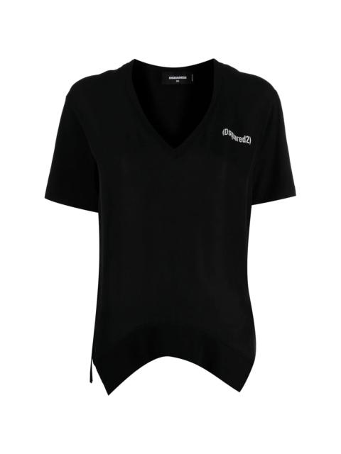 DSQUARED2 side slits logo T-shirt