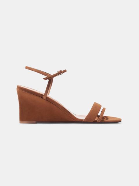 Emme Parsons SIMPLE WEDGE IN TAN SUEDE — ARCHIVE SAMPLE; FINAL SALE
