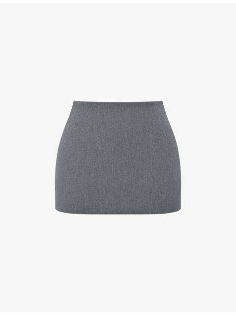 House of CB Jessamine A-line stretch-woven mini skirt