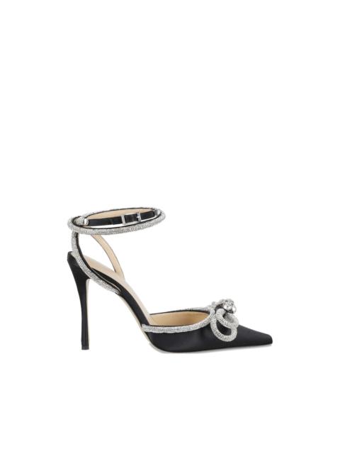 MACH & MACH Double Bow ankle-strap heeled pumps