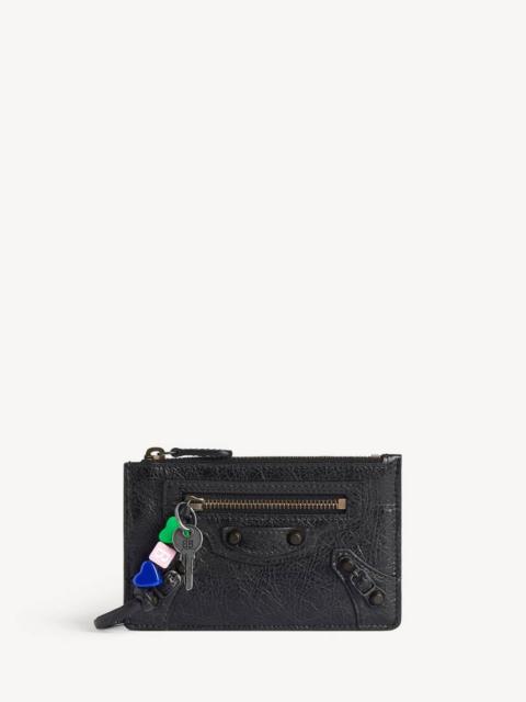 BALENCIAGA Women's Le City Long Coin And Card Holder in Black