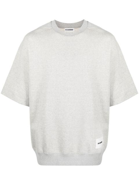 Jil Sander short-sleeve cotton sweatshirt