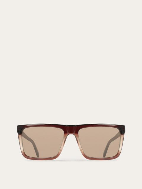 FERRAGAMO Rectangular frame sunglasses