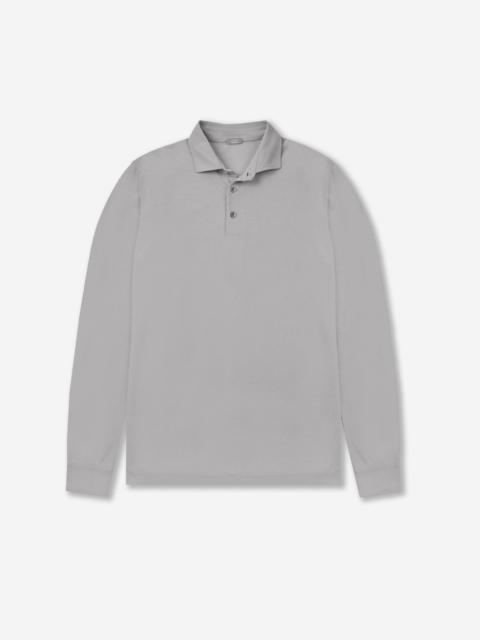 SLOWEAR Slim-fit organic IceCotton polo shirt