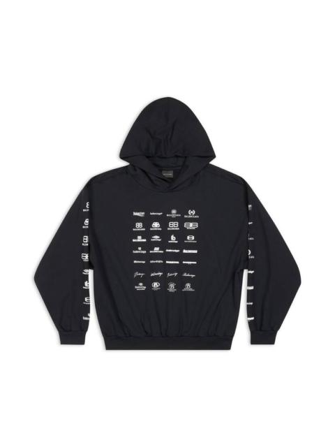 Archives Logos Hoodie Medium Fit in Black