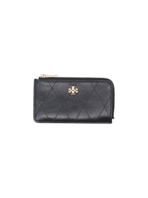 TORY BURCH ZIP CARD HOLDER "CHARLIE"