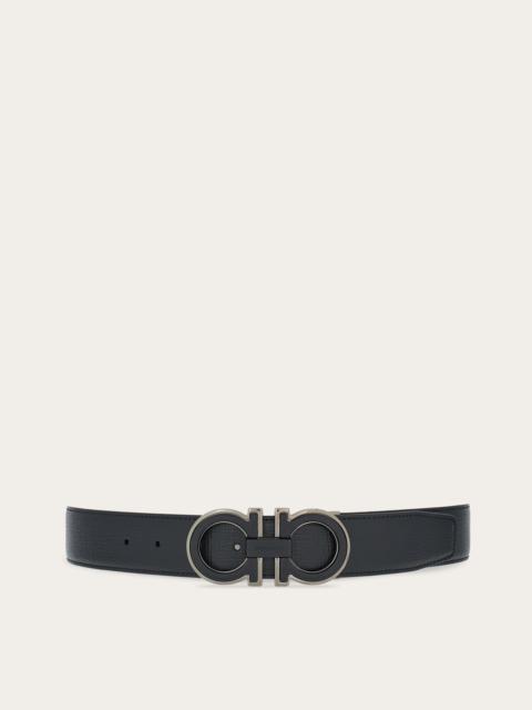 Reversible and adjustable Gancini belt