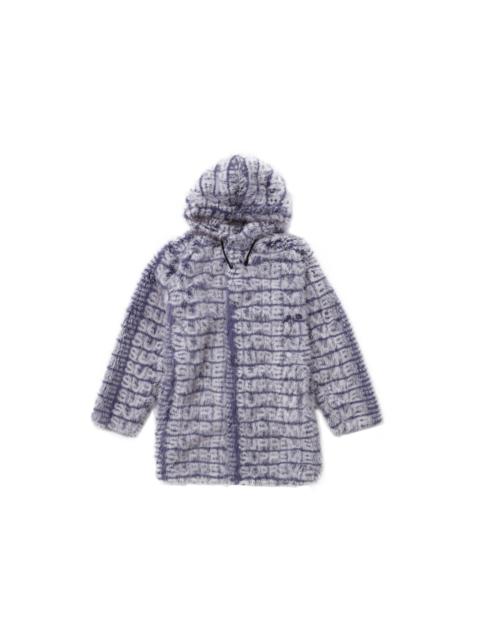 Supreme Supreme Faux Fur Hooded Coat Purple