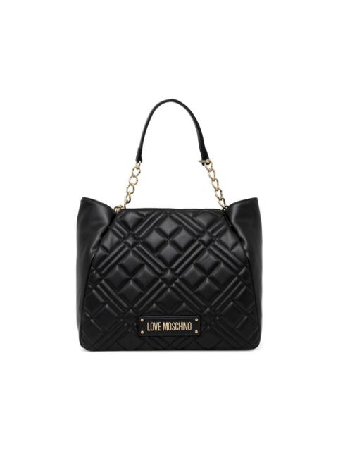 Moschino quilted chain tote bag