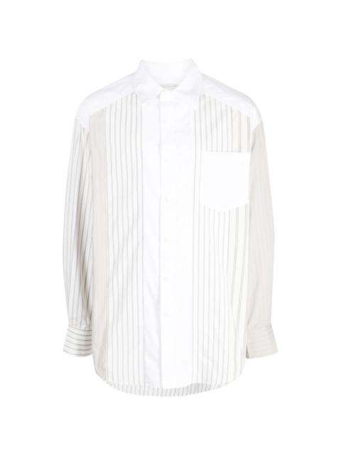 striped long-sleeve shirt