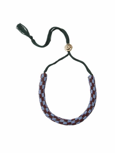 ALÉMAIS Le Jardin Bunch Bead Necklace Choc