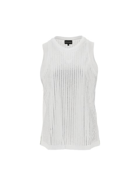 EMPORIO ARMANI Cotton tank top