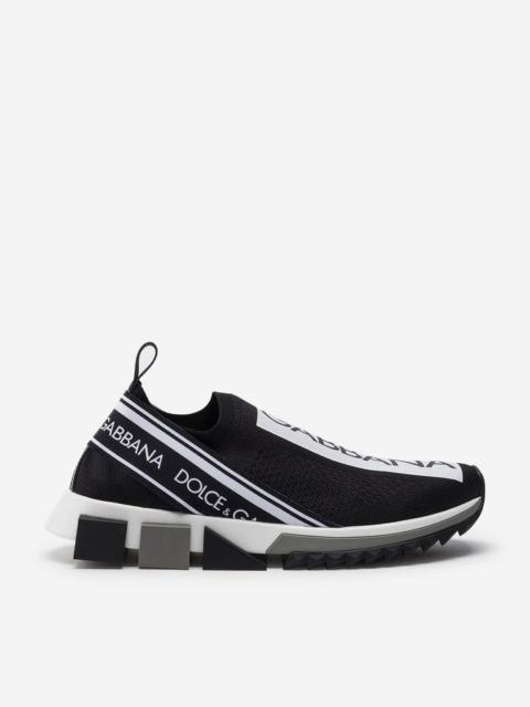 Dolce & Gabbana Stretch jersey Sorrento sneakers with logo