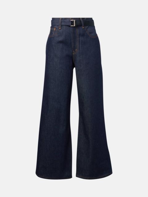 sacai x Levi's® high-rise wide-leg jeans