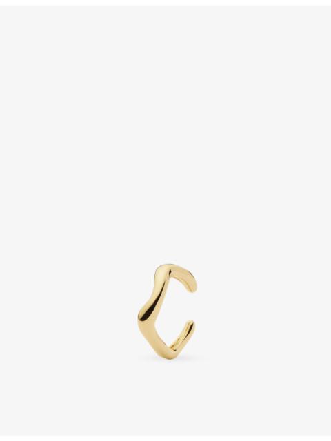 MISSOMA Molten Snow 9ct Yellow Gold Ear Cuff