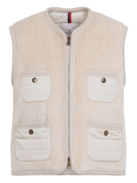 front-pocket zip-up gilet