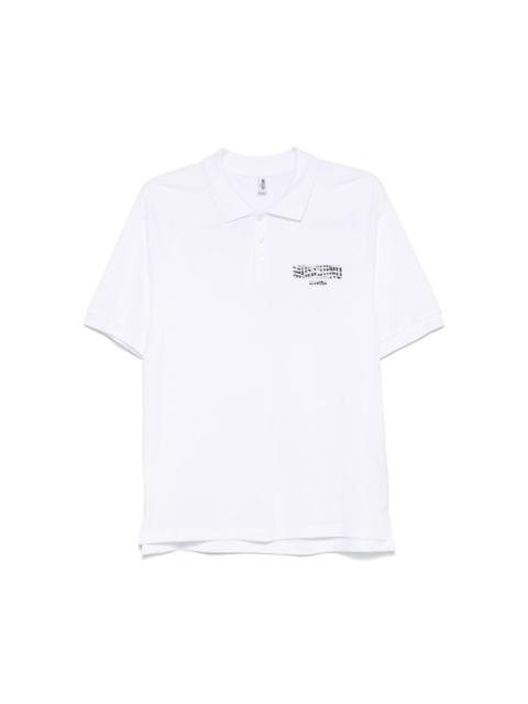 Moschino logo-print polo shirt