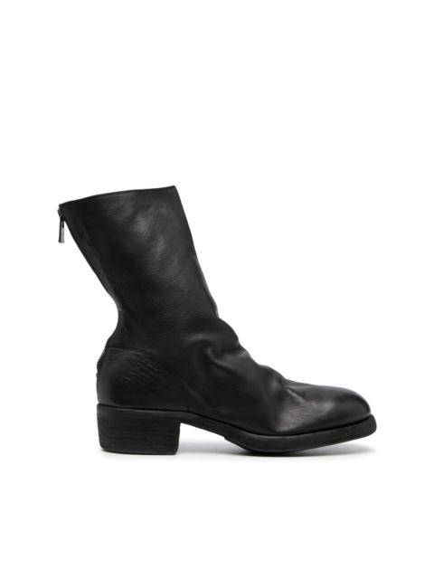 Guidi back zip boots 