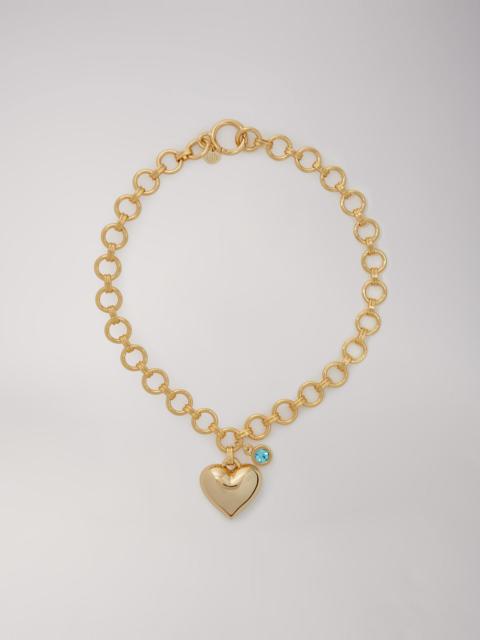 maje Gold heart necklace