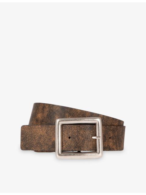 The Kooples Vintage-Effect Leather Belt