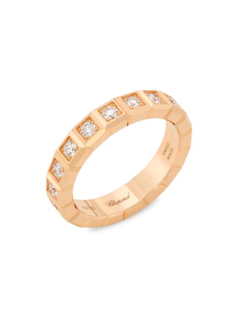 Chopard Women's Ice Cube 18K Rose Gold & Diamond Ring - Rose Gold