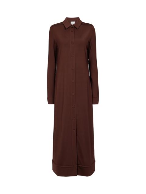Jil Sander Stretch-jersey midi dress