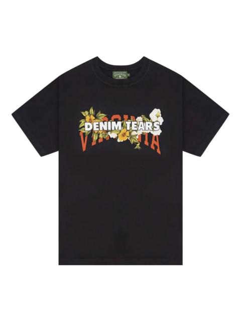 DENIM TEARS Virginia 1619 floral T-shirt