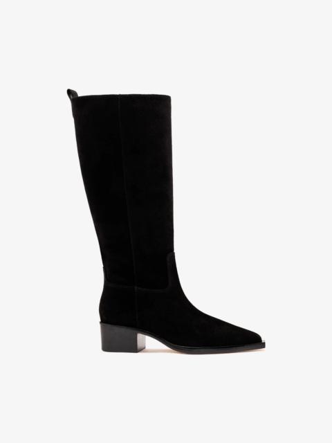 Larroudé Florencia Boot Black Suede