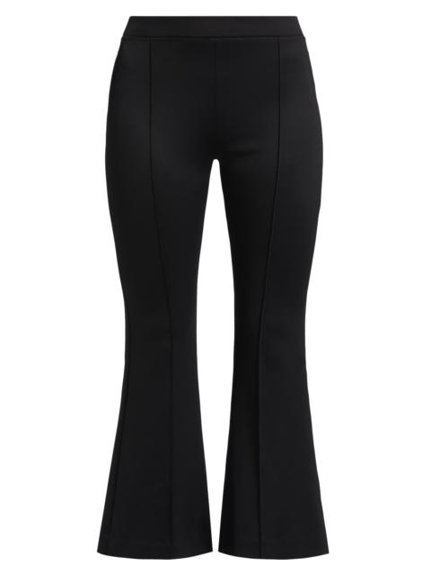 ROSETTA GETTY Women's Pin-Tucked Flare Crop Pull-On Pants - Black