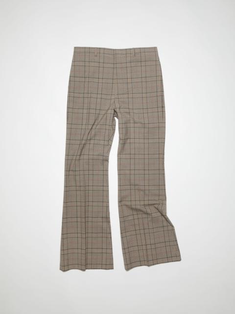Acne Studios Wool blend tailored trousers - Brown/red