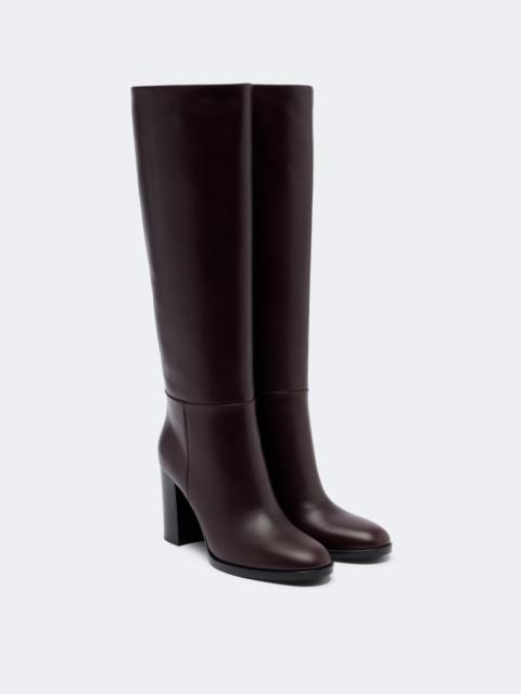 Gianvito Rossi Santiago leather knee-high boots