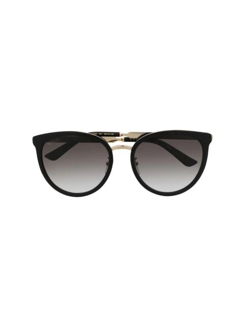 oversize-frame sunglasses